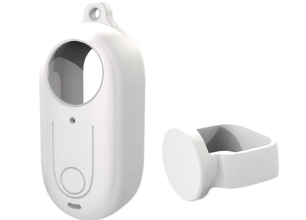 For Insta360 GO 3 PULUZ Camera Silicone Case with Lens  Cover (White)