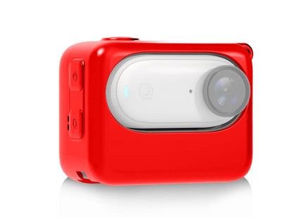 For Insta360 GO 3 / GO 3S PULUZ Camera Charging Case Silicone Case (Red)