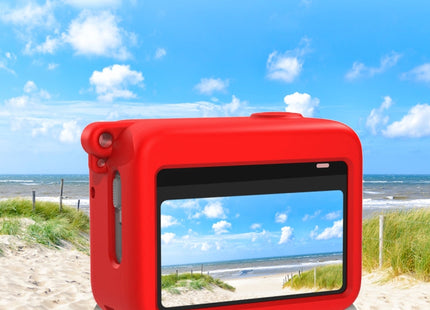For Insta360 GO 3 / GO 3S PULUZ Camera Charging Case Silicone Case (Red)