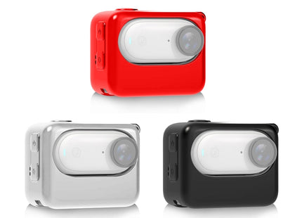 For Insta360 GO 3 / GO 3S PULUZ Camera Charging Case Silicone Case (Red)