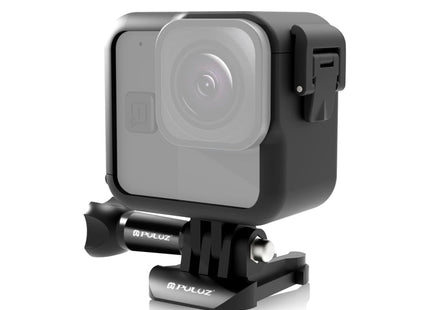 For GoPro Hero11 Black Mini PULUZ PC Plastic Border Frame with Buckle Basic Mount & Screw(Black)