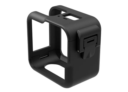 For GoPro Hero11 Black Mini PULUZ PC Plastic Border Frame with Buckle Basic Mount & Screw(Black)