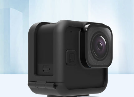 For GoPro Hero11 Black Mini PULUZ PC Plastic Border Frame with Buckle Basic Mount & Screw(Black)
