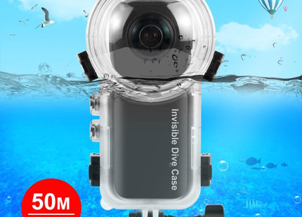 For Insta360 X4 PULUZ 50m Waterproof Sealed Diving Case, For Insta360 X4