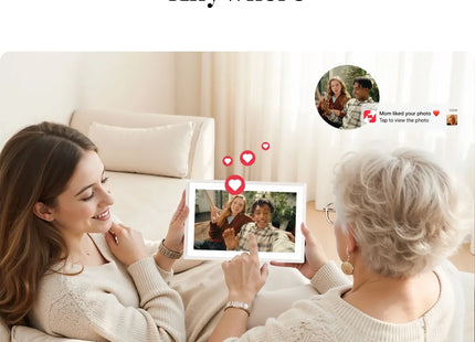 Pexar 11" Digital Picture Frame - 2K Resolution - WiFi Enabled - 32GB