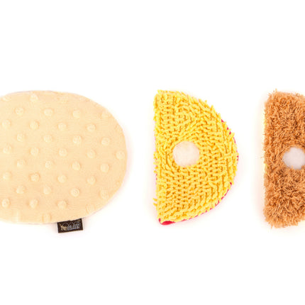 Taco dog toy