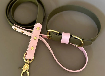 Petra Olive & Pastel Pink Colour Block Lead