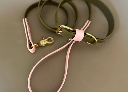Petra Olive & Pastel Pink Colour Block Lead