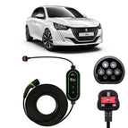 Type 2 to 3 Pin Charging Cable / 10M / 6amp – 12amp Adjustable (2.3kW)
