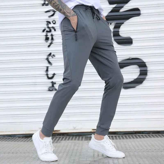 Pocket Training Sweatpants with Adjustable Waistband & Convenient Pockets
