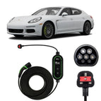 Type 2 to 3 Pin Charging Cable / 10M / 6amp – 12amp Adjustable (2.3kW)