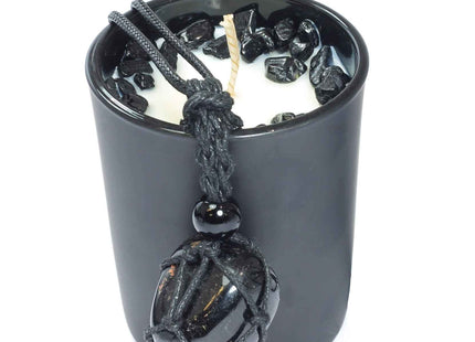 Power Protection - Crystal Infused Ritual Candle Set