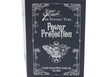 Power Protection - Crystal Infused Ritual Candle Set