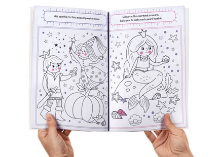 Princess Gem Sticker Colouring Book