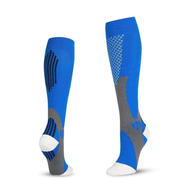 Compression Socks for Athletes – Nylon, Long Tube, Circulation Support