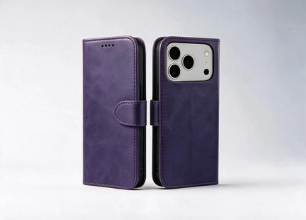 iPhone 18/17 Series Book Flip Case Leather Wallet