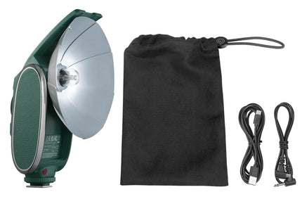 Lux Senior Retro-Styled On-Camera Manual Flash Speedlite (Colour Options) - CLEARANCE