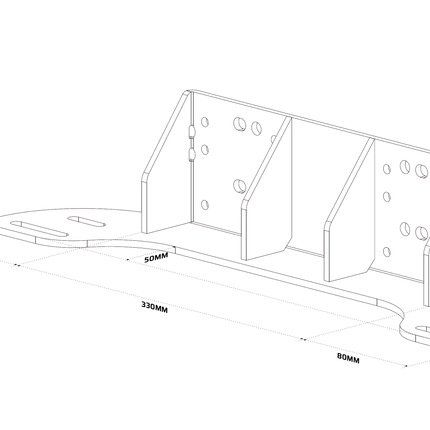 Qubic Seat Belt Tensioner with Universal Bracket - for Trak Racer and Non-Trak Racer Cockpits