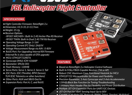 Rotorflight RF007 Archer Flight Controller
