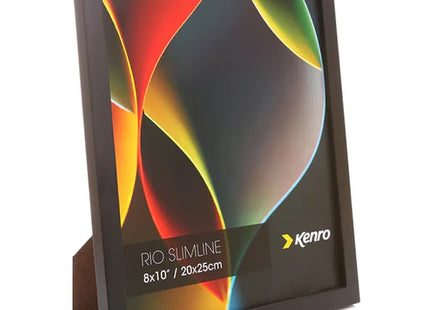 Kenro Rio Slimline 10x8 Photo Frame - Black