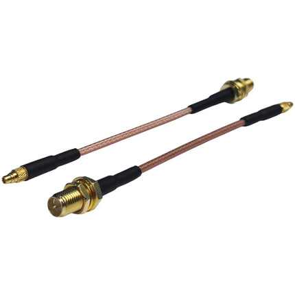 MMCX to Female RPSMA RG316 100mm (2-pack)