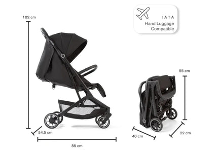 Red Kite Push Me Explor Stroller - Black