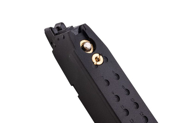 Reload G18C Lightweight Gas Magazine (50 rounds, Compatible with VFC G18C, VFC MAXIM Defense MD9-K, RWA BAD Xiphos)