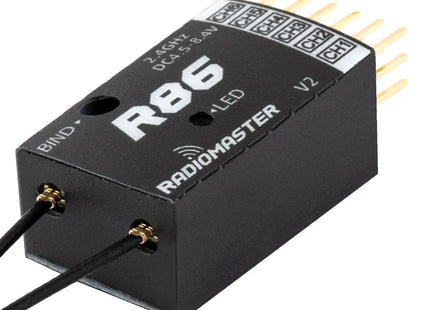 RadioMaster R86 V2 6CH FrSky D8/D16/SFHSS Compatible PWM Receiver