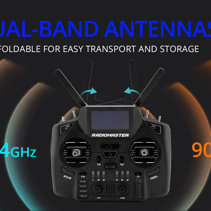 Radiomaster GX12 Dual-Band Gemini-X Radio Controller (Mode 2)