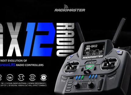 Radiomaster GX12 Dual-Band Gemini-X Radio Controller (Mode 2)