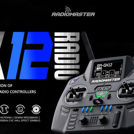 Radiomaster GX12 Dual-Band Gemini-X Radio Controller (Mode 2)