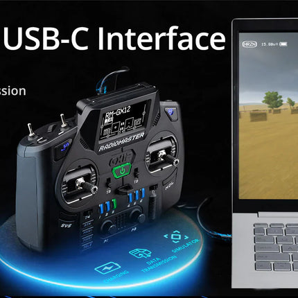 Radiomaster GX12 Dual-Band Gemini-X Radio Controller (Mode 2)
