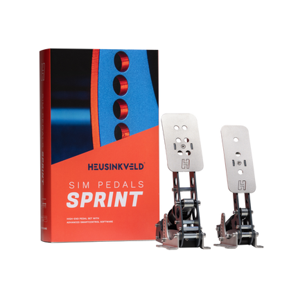 Heusinkveld Sprint 2-Pedal Set (Black) – Professional Sim Racing Brake & Throttle Pedals | Load Cell Precision