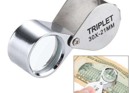 Mini Portable 30X Jewelry Magnifier, 30X