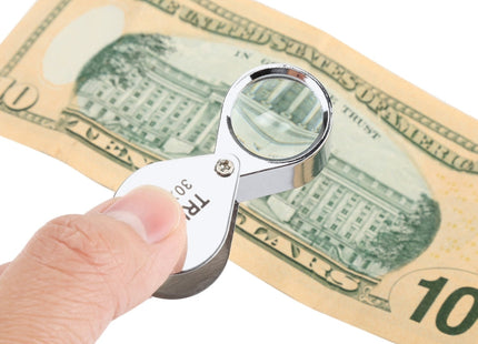 Mini Portable 30X Jewelry Magnifier, 30X