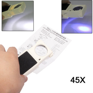 Pull-Type 45X Jewelry Magnifier