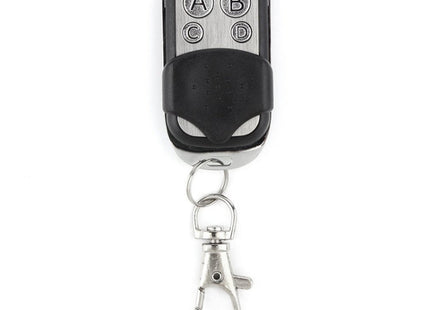 315MHz Metal Wireless Learning Code 4 Keys Remote Control (Black + Silver), 315MHz