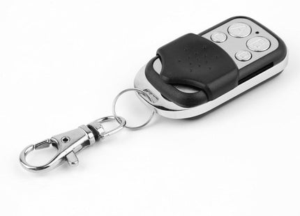 315MHz Metal Wireless Learning Code 4 Keys Remote Control (Black + Silver), 315MHz