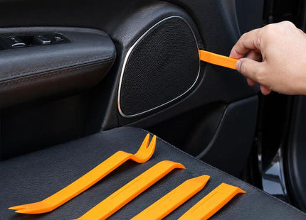 4 in 1 Car Audio System Dashboard Door Panel Removal Tools Kit, 4 in 1 Yellow