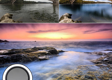 72mm ND Fader Neutral Density Adjustable Variable Filter ND 2 to ND 400 Filter