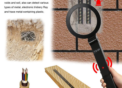 TS-80 Portable Folding Hand-Held Security Metal Detector Scanner