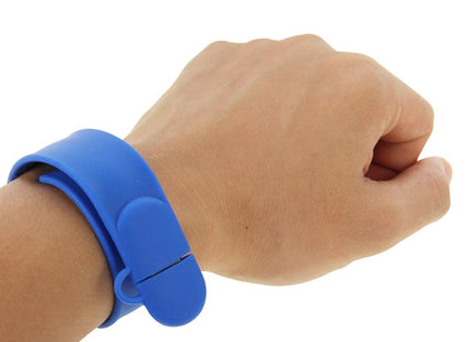 Silicone Bracelet USB Flash Disk with 16GB Memory