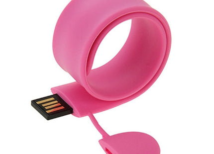 Silicone Bracelet USB Flash Disk with 16GB Memory