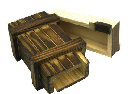 Magic Wooden Box with Secret Drawer