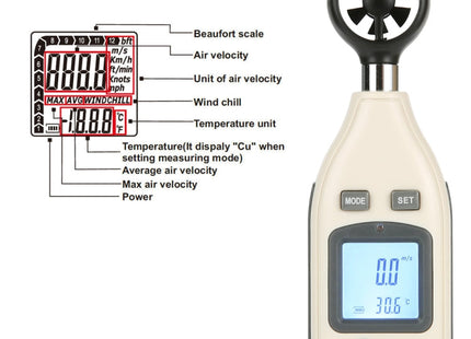BENETECH Digital Electronic Anemometer (GM816A), GM816A