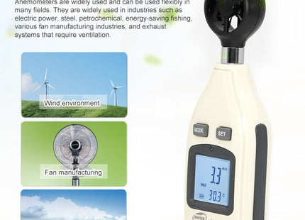 BENETECH Digital Electronic Anemometer (GM816A), GM816A