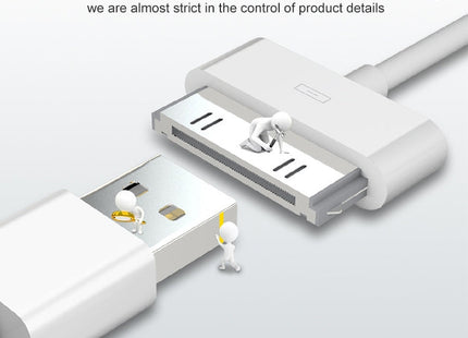 3m 30 Pin Data Sync Cable For iPhone / iPad,Length:3m