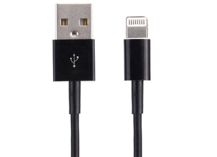 8 Pin to USB Sync Data / Charging Cable, Cable Length: 13cm(Black)