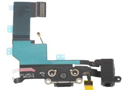 Original Charging Connector + Headphone Jack Flex Cable for iPhone 5S , For iPhone 5S