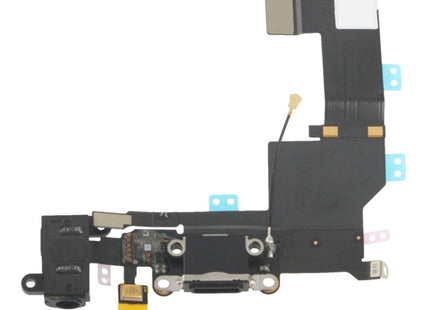 Original Charging Connector + Headphone Jack Flex Cable for iPhone 5S , For iPhone 5S